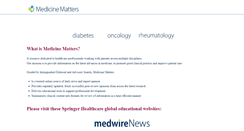 Desktop Screenshot of medicinematters.com